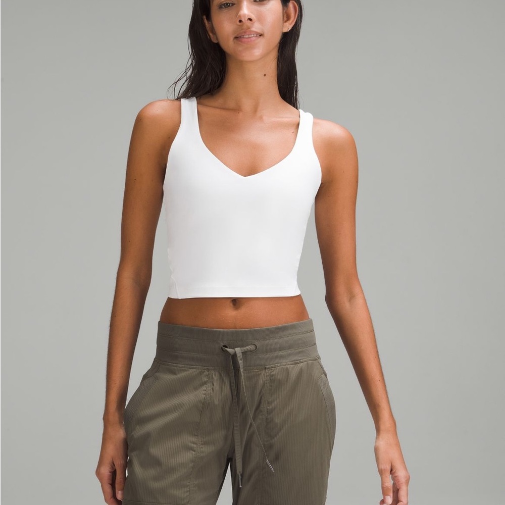 White Lululemon Align Tank